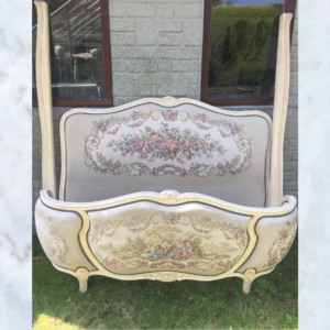 1920s French tapestry bed