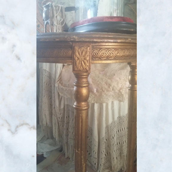 French louis XVI marble top console