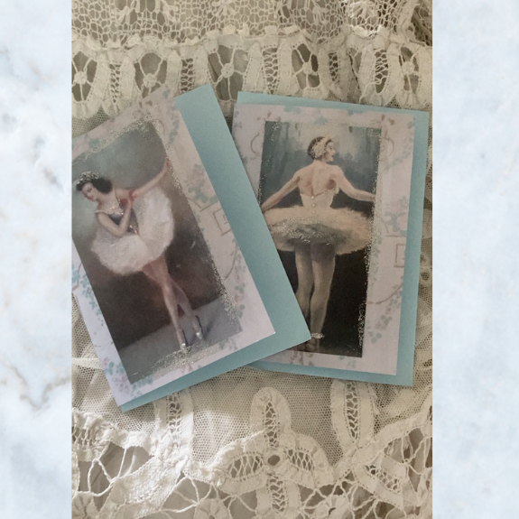 Swan Lake Ballerina cards
