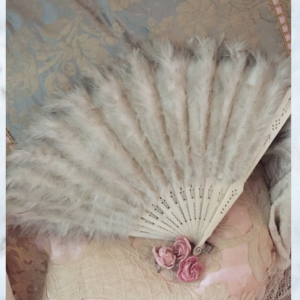 Antique feather fan