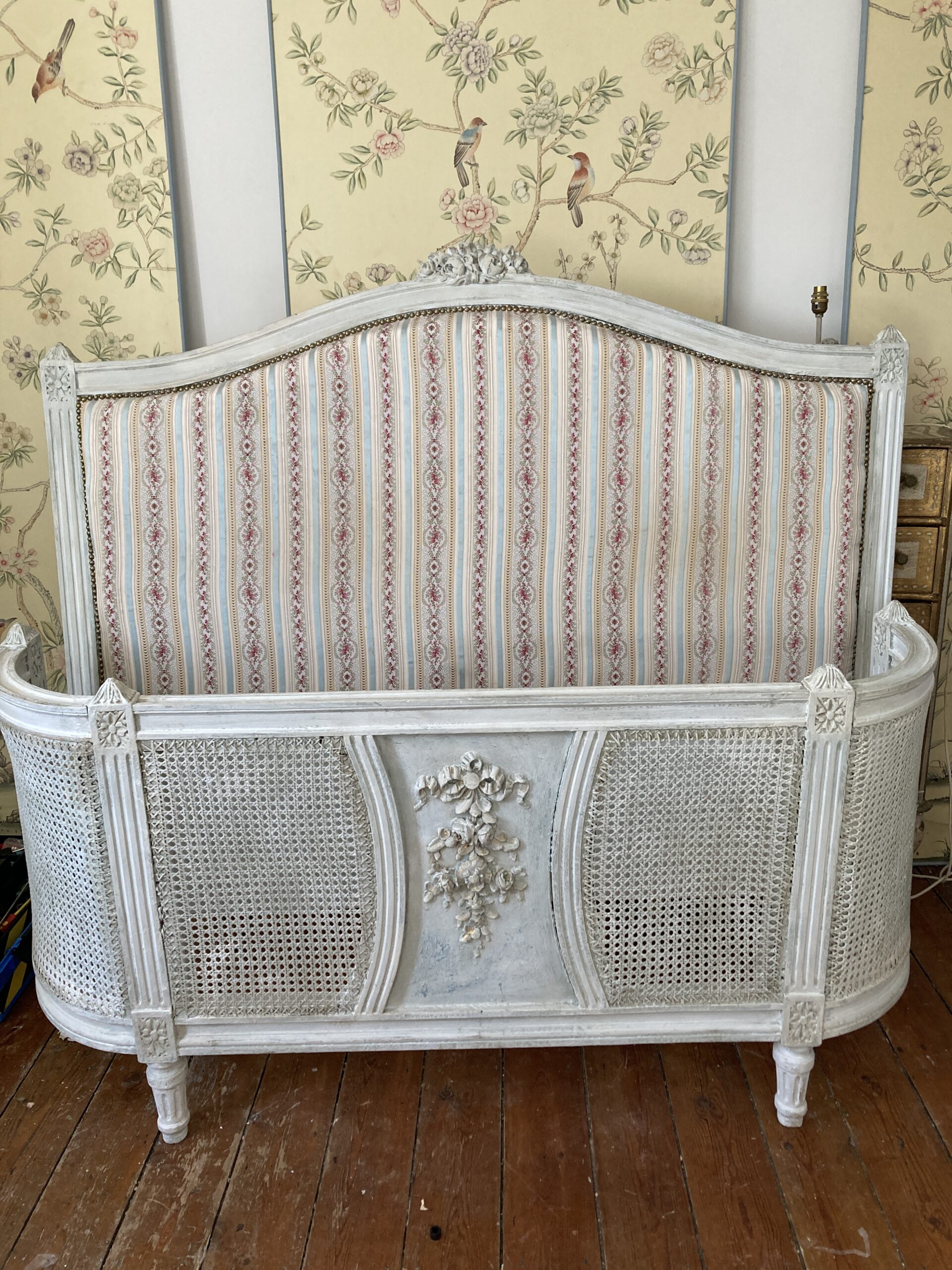Antique French louis kingsize double bed