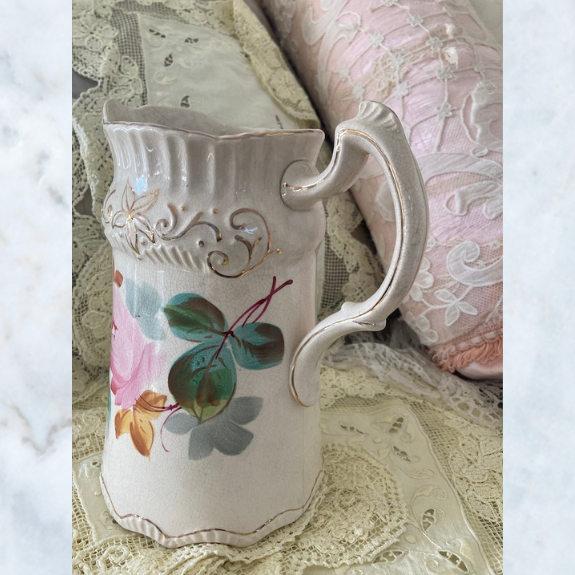 Vintage Floral ceramic jug