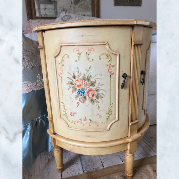 Vintage French Floral cupboard